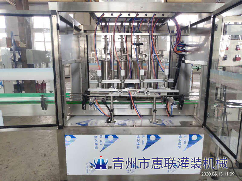 四頭全自動黏稠液體灌裝機
