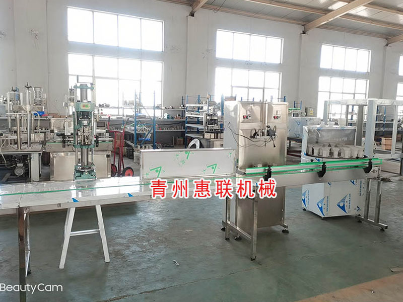 瓶裝食用油灌裝生產線